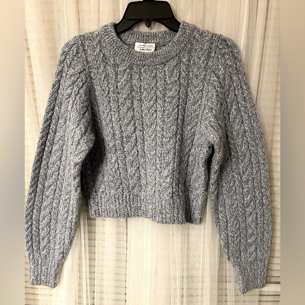 Los Angeles Atelier Other Stories Sweater Women's X Small Blue Acrylic Wool E
